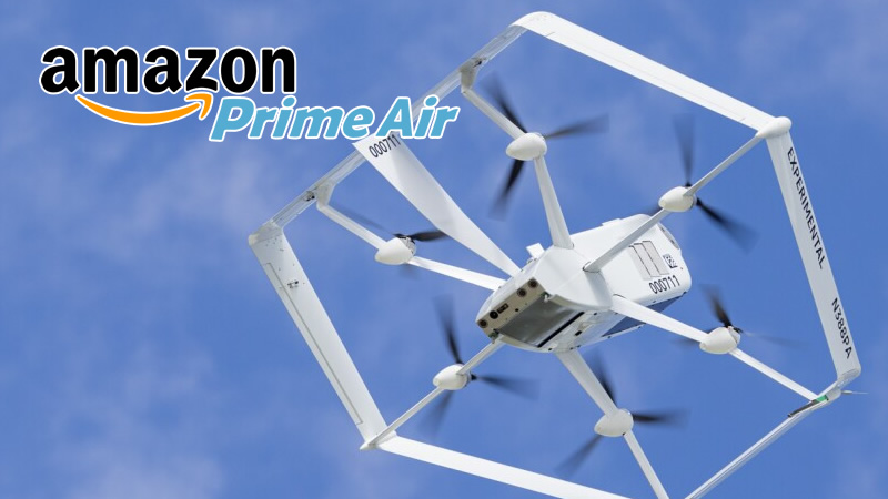 Amazon Prime Air now delivering packages by drone in California and Texas